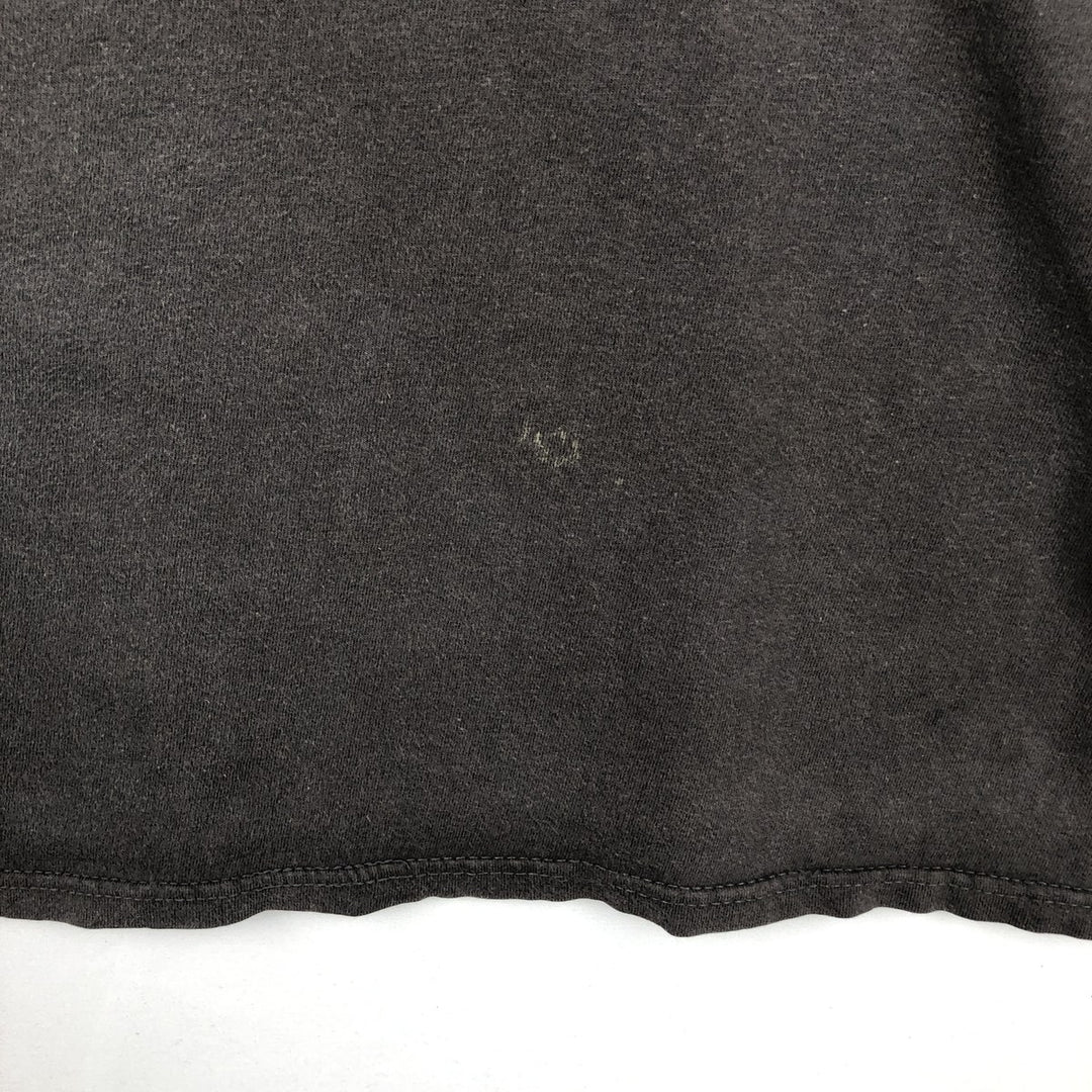 90'S Fender Skull Pattern Advertising T-Shirt, Men's XL (approx.), Vintage cotton Charcoal Vintage Second Hand