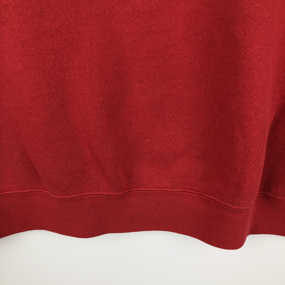 90'S Disney Store MICKEY MOUSE character sweatshirt, men's size L equivalent, vintage. cotton red type Vintage Second Hand