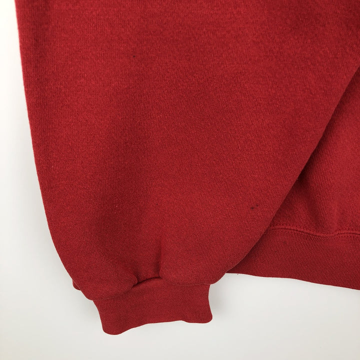 90'S Disney Store MICKEY MOUSE character sweatshirt, men's size L equivalent, vintage. cotton red type Vintage Second Hand