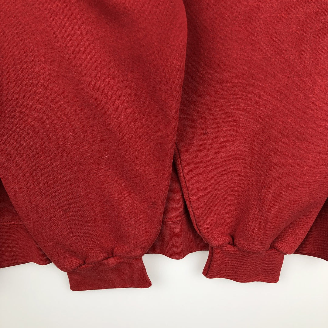 90'S Disney Store MICKEY MOUSE character sweatshirt, men's size L equivalent, vintage. cotton red type Vintage Second Hand