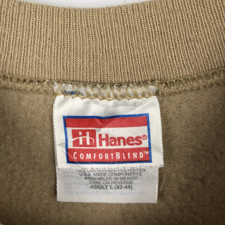 Hanes Snow White and the Seven Dwarfs Grumpy Character Sweatshirt (Men's Size L) cotton Beige type Vintage Second Hand