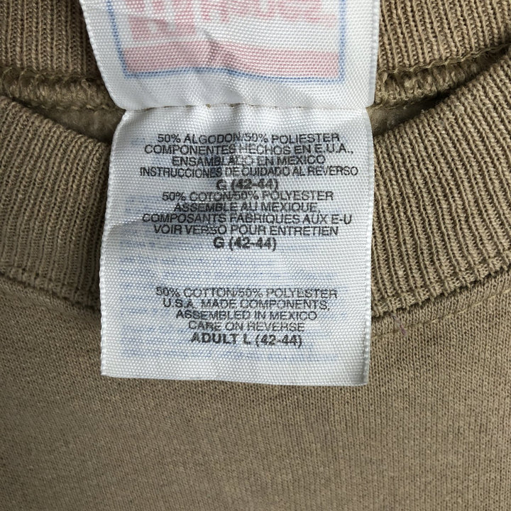 Hanes Snow White and the Seven Dwarfs Grumpy Character Sweatshirt (Men's Size L) cotton Beige type Vintage Second Hand