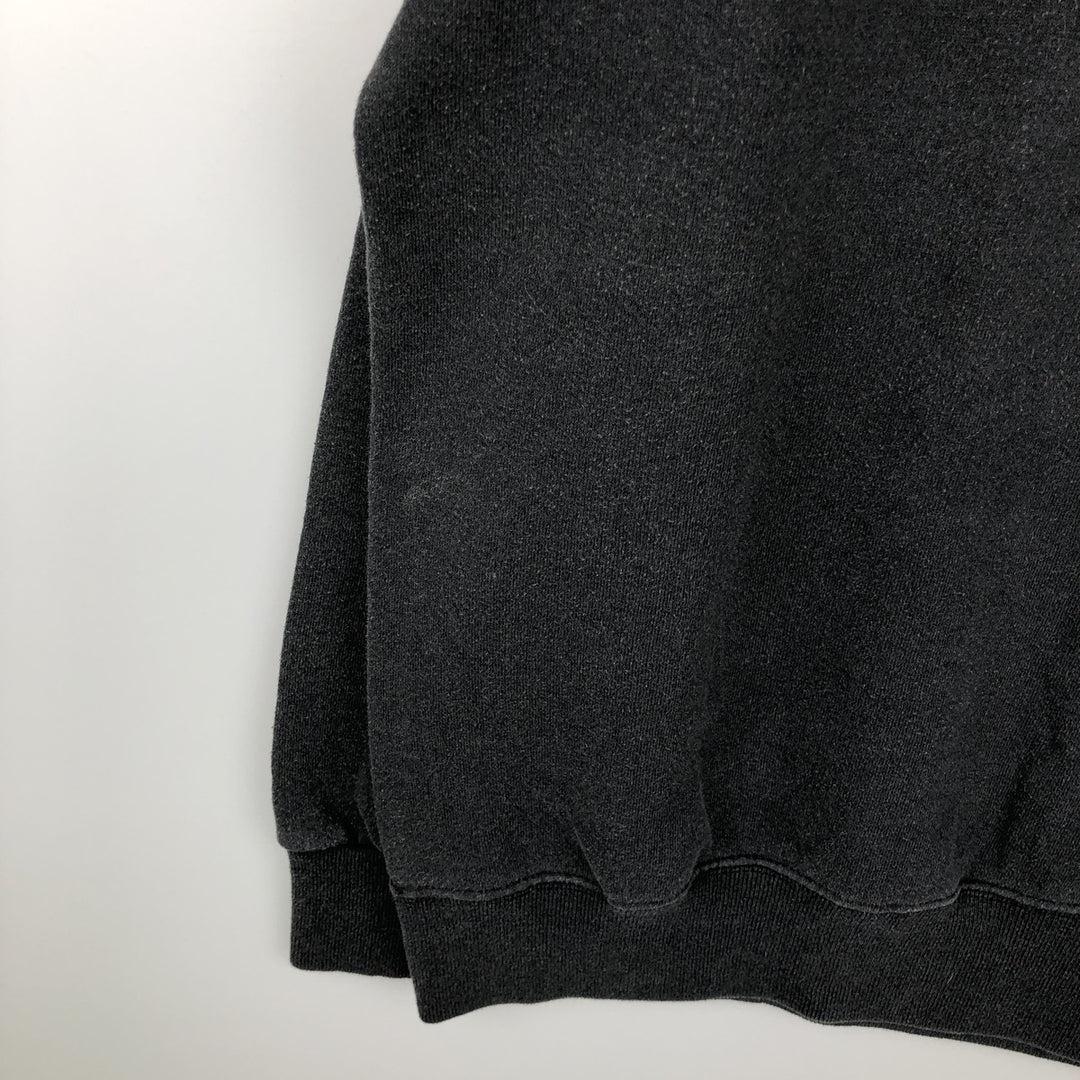 90'S Disney MICKEY MOUSE character sweatshirt, made in USA, men's size XL equivalent, vintage. polyester gray type Vintage Second Hand