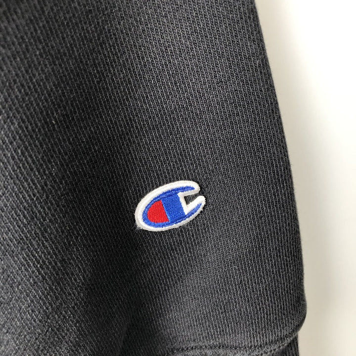 Champion REVERSE WEAVE Reverse Weave Sweat Pullover Hoodie Men's L size cotton black type Vintage Second Hand