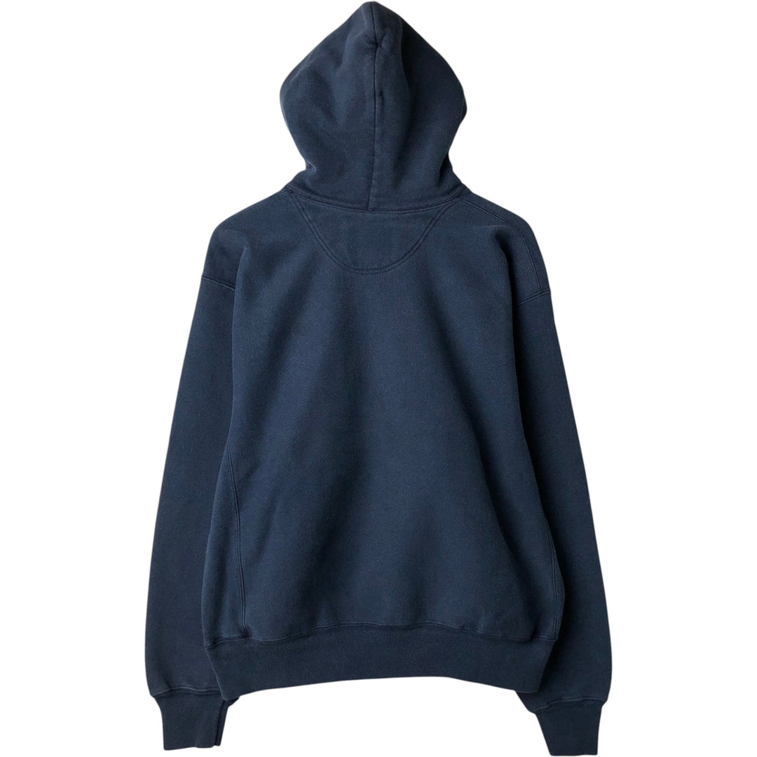 2000'S Champion Premium Reverse Weave Sweatshirt Pullover Hoodie, Men's Size L cotton navy blue type Vintage Second Hand