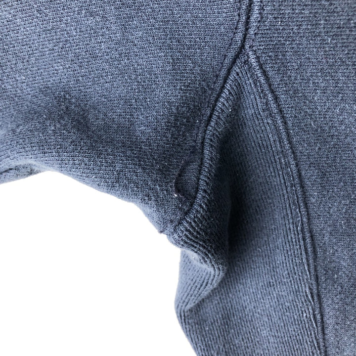 2000'S Champion Premium Reverse Weave Sweatshirt Pullover Hoodie, Men's Size L cotton navy blue type Vintage Second Hand