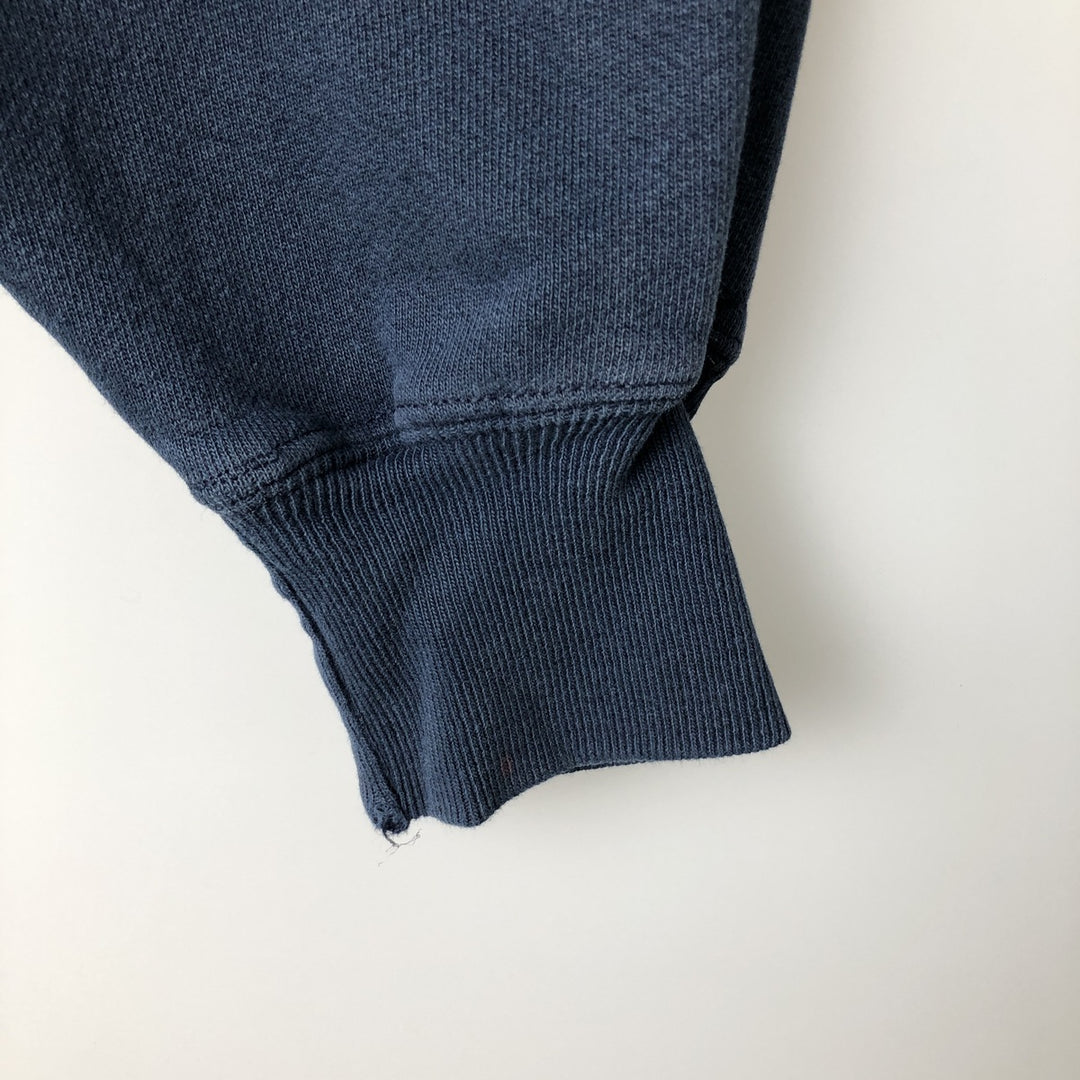 2000'S Champion Premium Reverse Weave Sweatshirt Pullover Hoodie, Men's Size M cotton navy blue type Vintage Second Hand