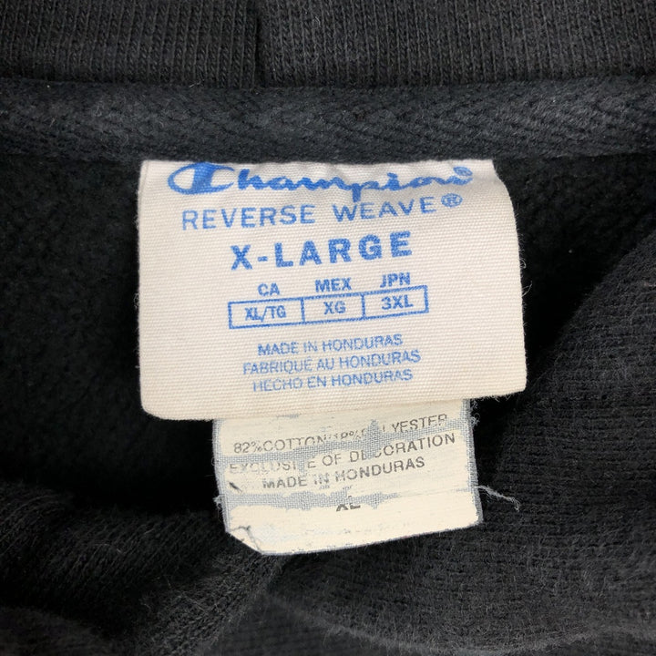 Champion REVERSE WEAVE Reverse Weave Sweat Pullover Hoodie Men's XL cotton black type Vintage Second Hand
