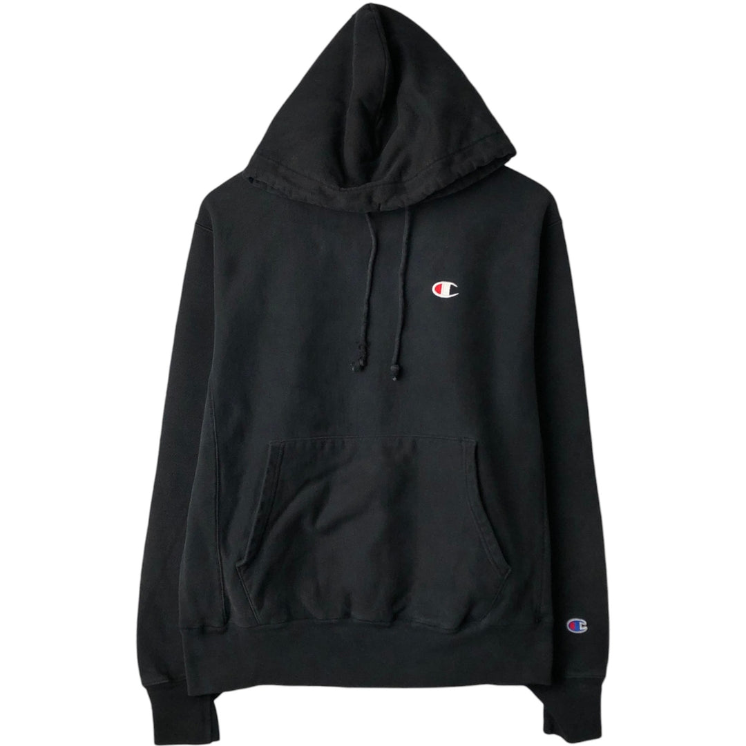 Champion REVERSE WEAVE Reverse Weave Sweat Pullover Hoodie Men's M cotton black type Vintage Second Hand