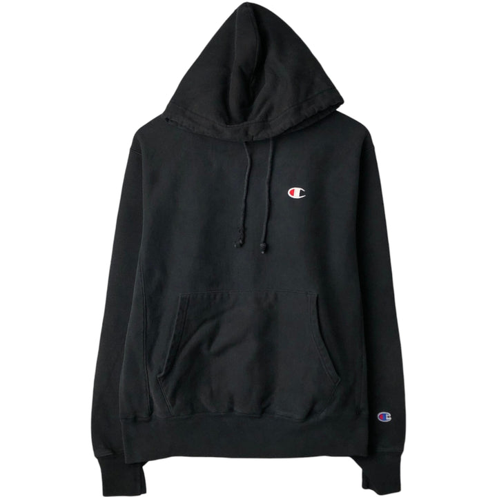 Champion REVERSE WEAVE Reverse Weave Sweat Pullover Hoodie Men's M cotton black type Vintage Second Hand