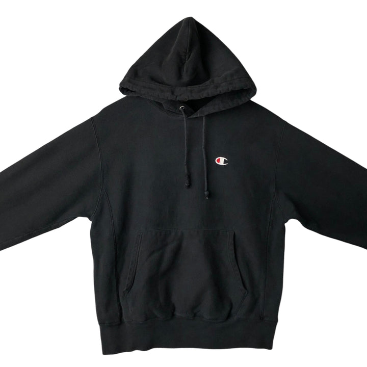 Champion REVERSE WEAVE Reverse Weave Sweat Pullover Hoodie Men's M cotton black type Vintage Second Hand
