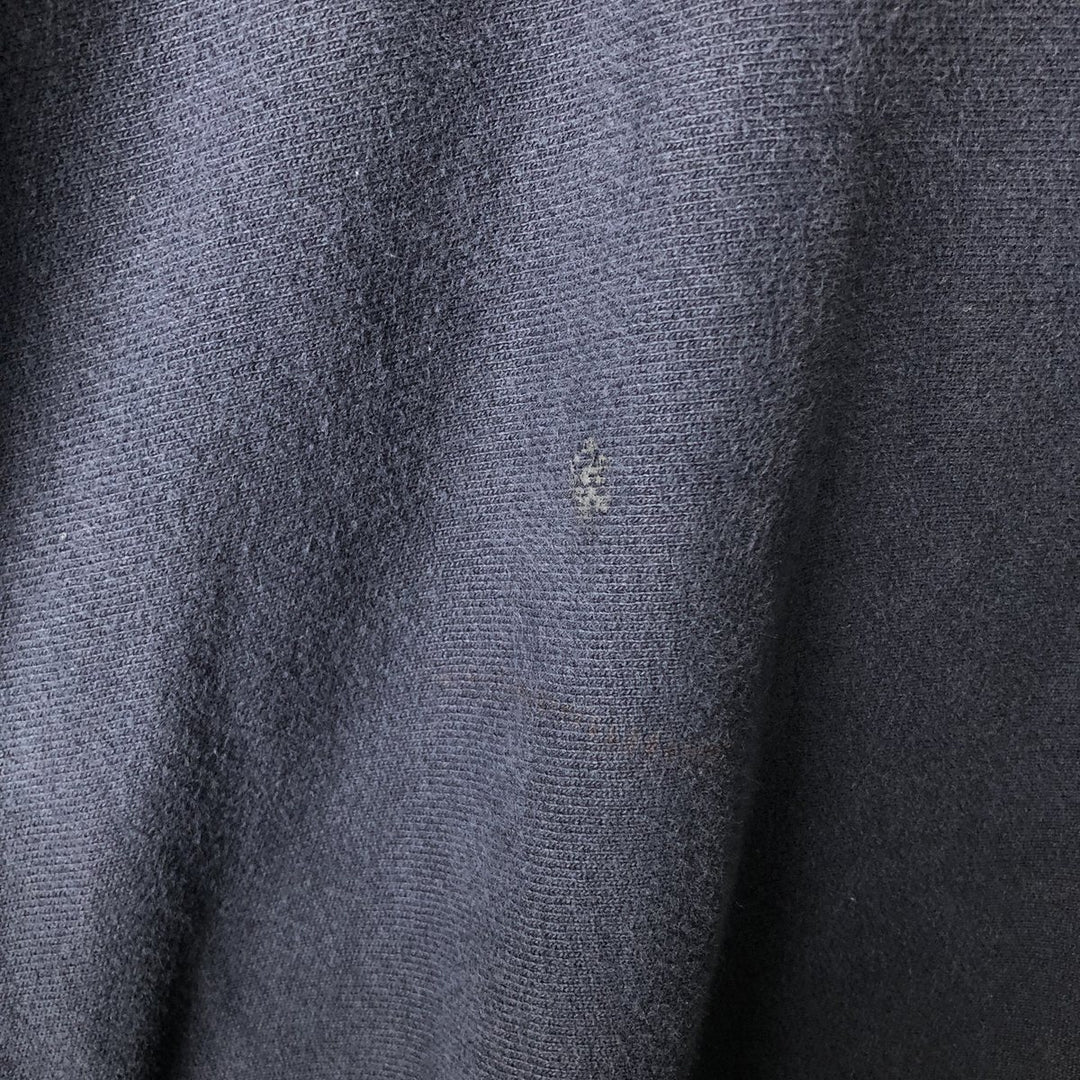 2000'S Champion sweatshirt pullover hoodie, men's size XL (approx.) cotton navy blue type Vintage Second Hand
