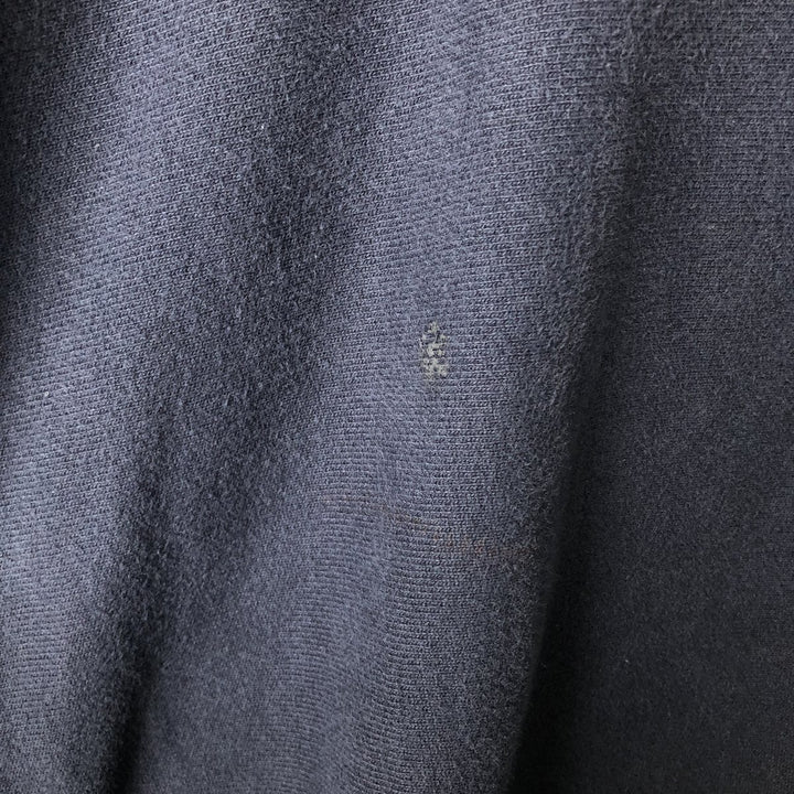 2000'S Champion sweatshirt pullover hoodie, men's size XL (approx.) cotton navy blue type Vintage Second Hand