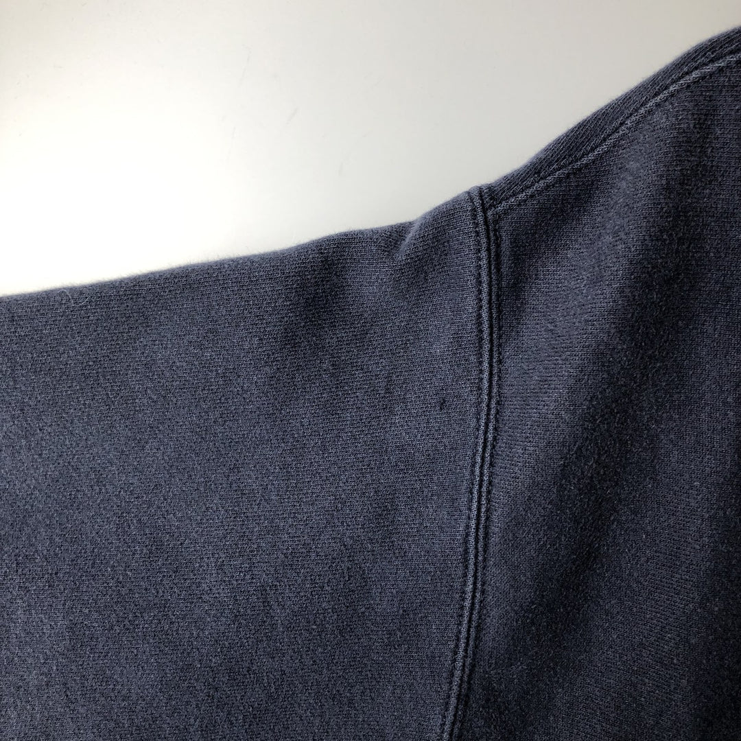 2000'S Champion sweatshirt pullover hoodie, men's size XL (approx.) cotton navy blue type Vintage Second Hand