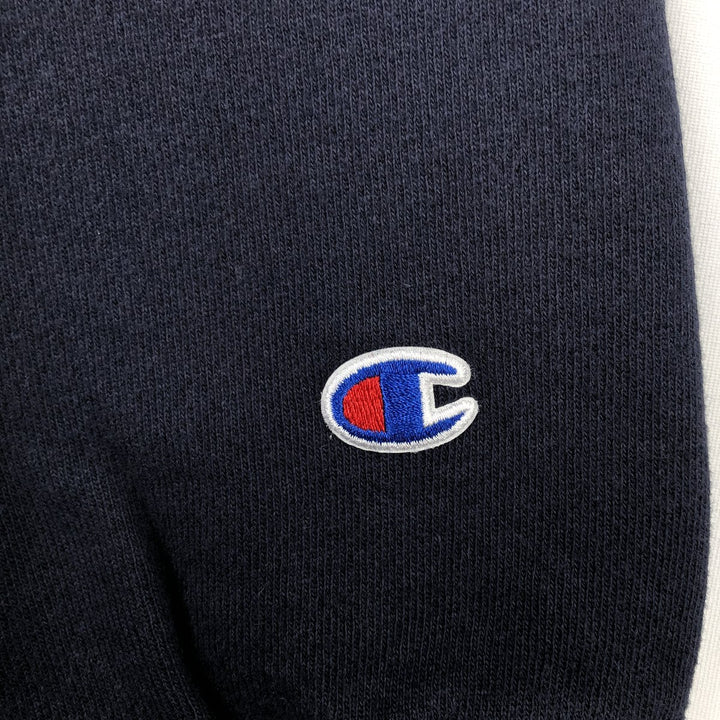 Champion Sweatshirt Pullover Hoodie, Men's Size L unclear navy blue type Vintage Second Hand