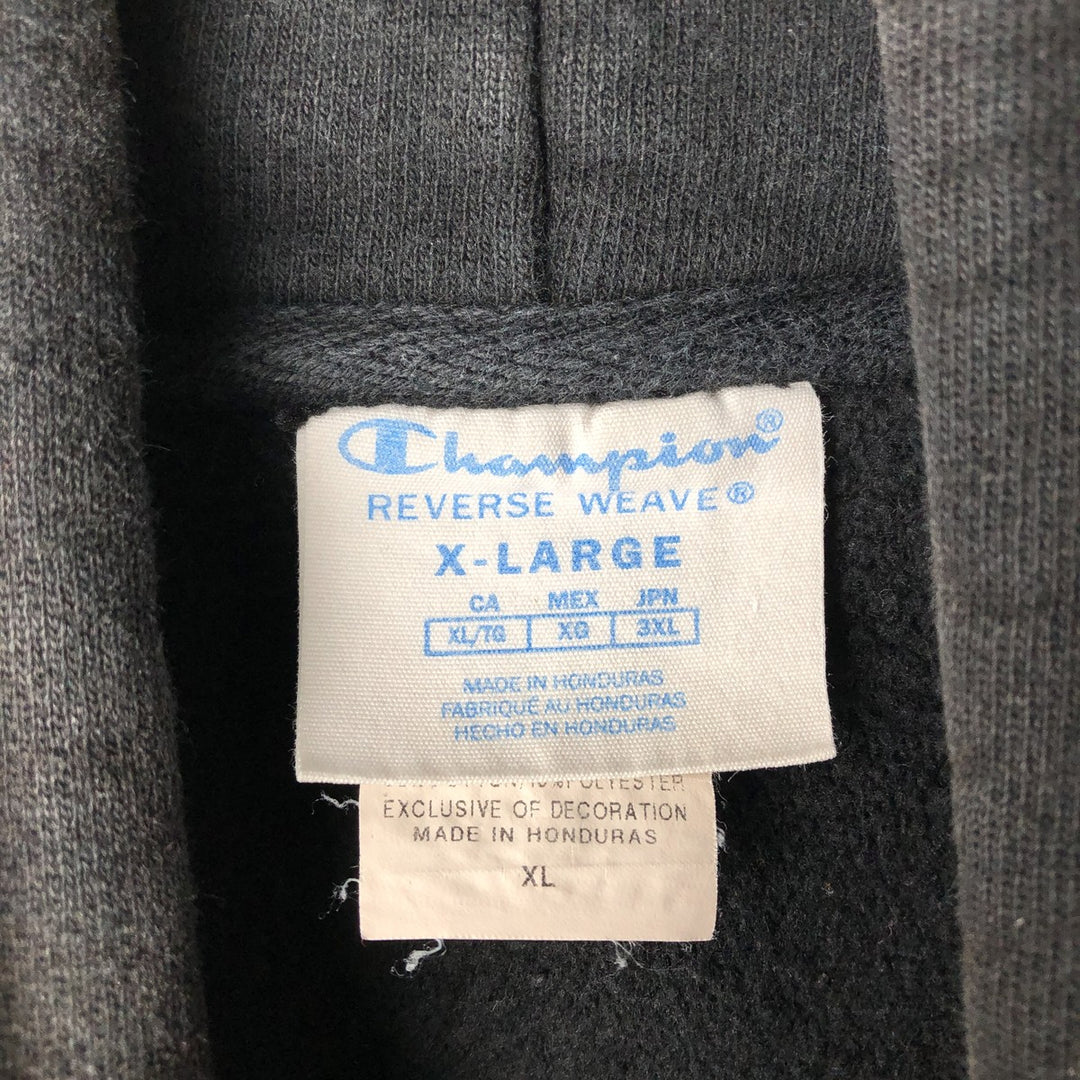 Champion REVERSE WEAVE Reverse Weave Sweat Pullover Hoodie Men's XL cotton black type Vintage Second Hand