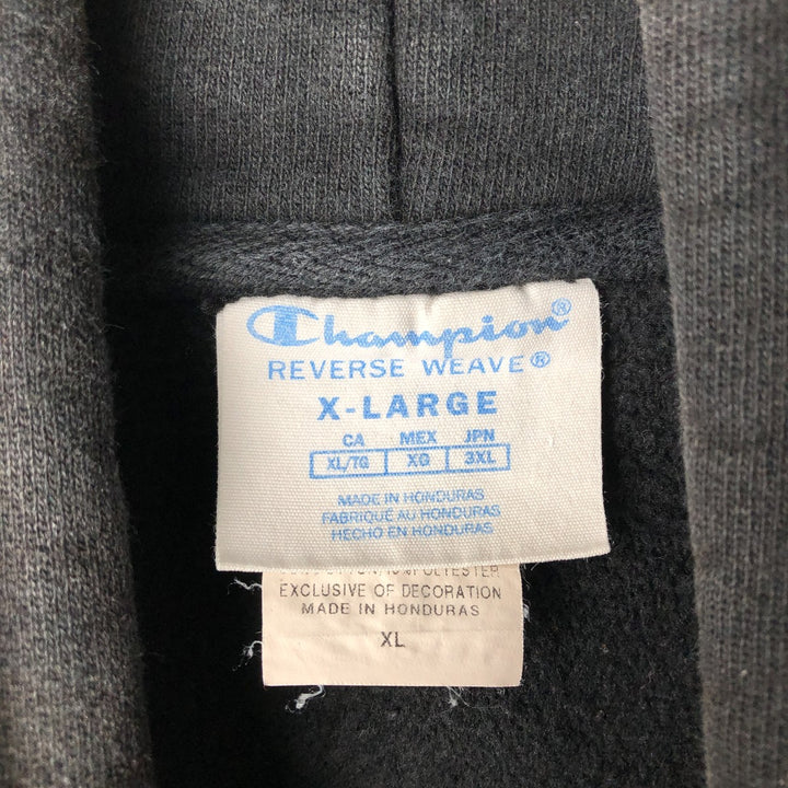 Champion REVERSE WEAVE Reverse Weave Sweat Pullover Hoodie Men's XL cotton black type Vintage Second Hand
