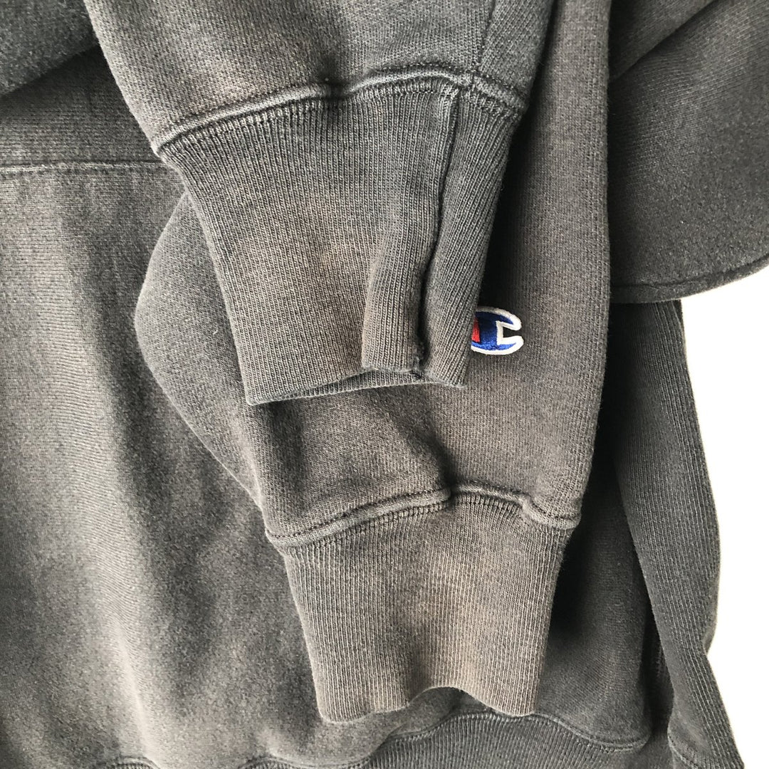 Champion REVERSE WEAVE Reverse Weave Sweat Pullover Hoodie Men's XL cotton black type Vintage Second Hand