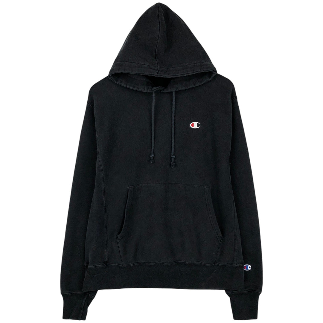 2000'S Champion Sweatshirt Pullover Hoodie, Men's Size M unclear Charcoal Vintage Second Hand