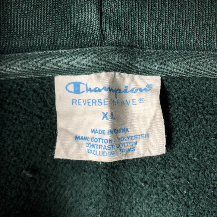 Champion REVERSE WEAVE Reverse Weave Sweat Pullover Hoodie Men's XL cotton Green type dark green Vintage Second Hand