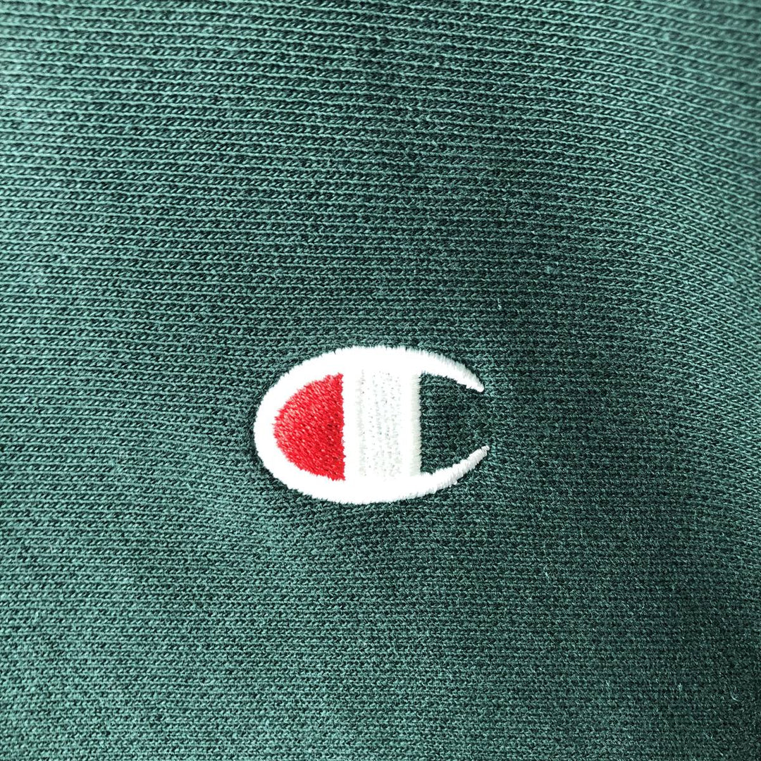 Champion REVERSE WEAVE Reverse Weave Sweat Pullover Hoodie Men's XL cotton Green type dark green Vintage Second Hand