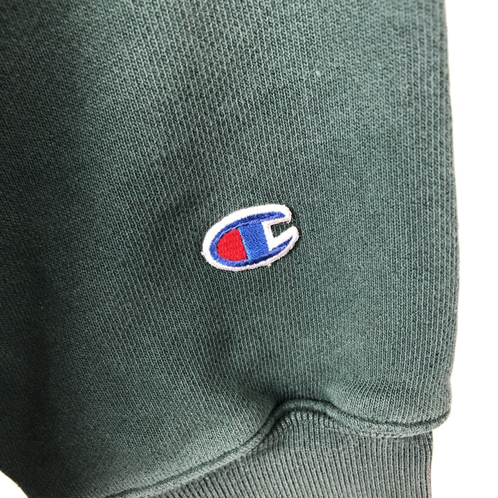Champion REVERSE WEAVE Reverse Weave Sweat Pullover Hoodie Men's XL cotton Green type dark green Vintage Second Hand