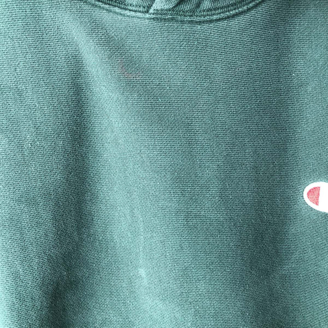 Champion REVERSE WEAVE Reverse Weave Sweat Pullover Hoodie Men's XL cotton Green type dark green Vintage Second Hand