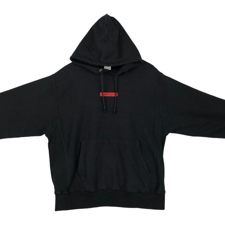 2000'S Champion sweatshirt pullover hoodie, men's size L (approx.) cotton black type Vintage Second Hand