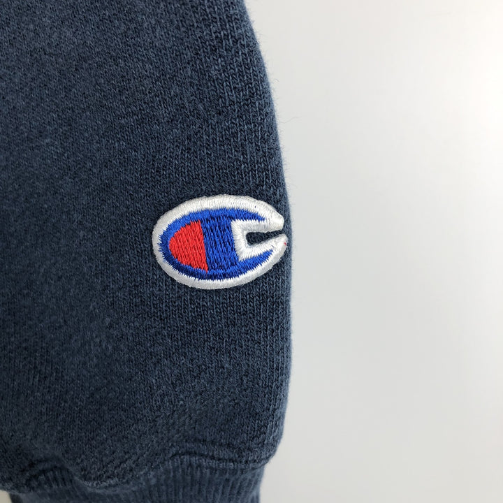 2000'S Champion sweatshirt pullover hoodie, men's size L (approx.) cotton navy blue type Vintage Second Hand