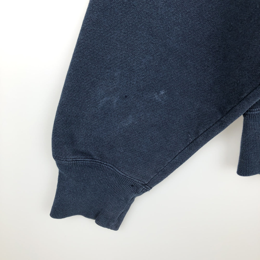 2000'S Champion sweatshirt pullover hoodie, men's size L (approx.) cotton navy blue type Vintage Second Hand