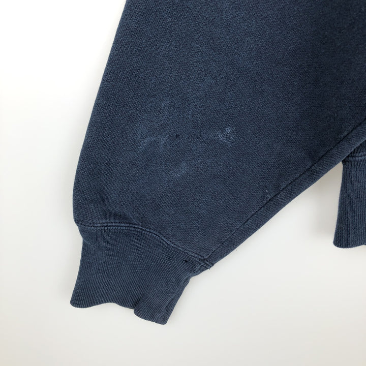 2000'S Champion sweatshirt pullover hoodie, men's size L (approx.) cotton navy blue type Vintage Second Hand