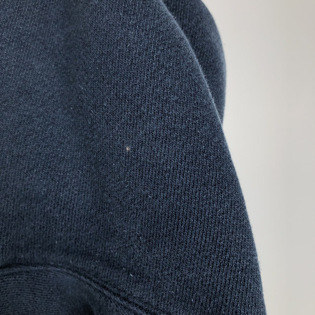 2000'S Champion sweatshirt pullover hoodie, men's size L (approx.) cotton navy blue type Vintage Second Hand