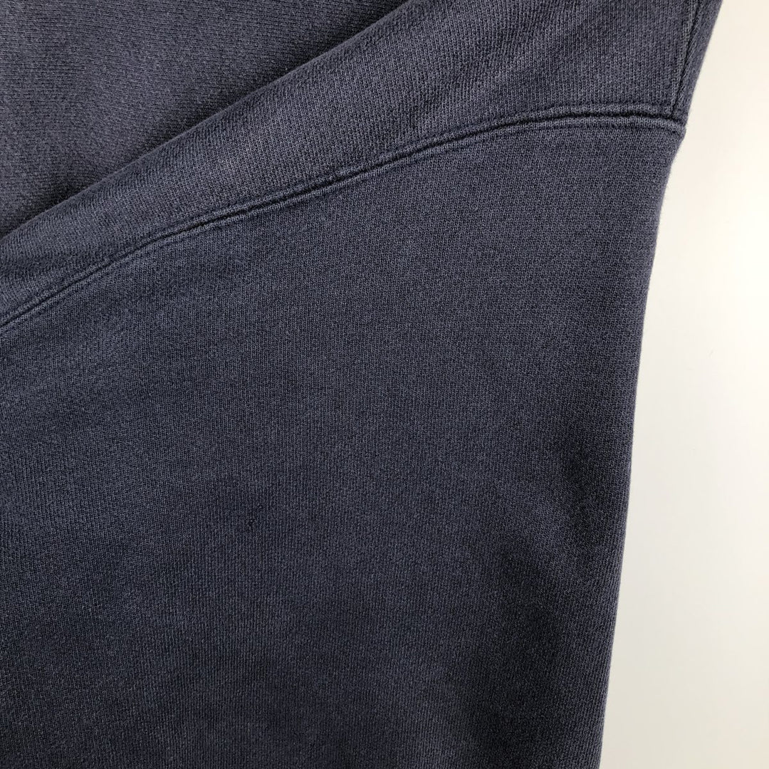 2000'S Champion sweatshirt pullover hoodie, men's size XL (approx.) cotton navy blue type Vintage Second Hand