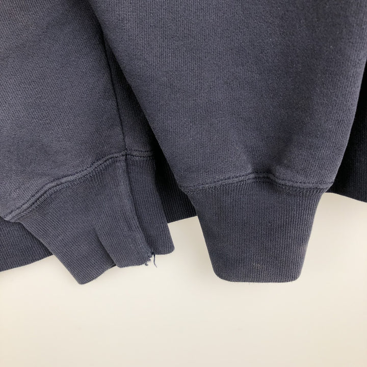 2000'S Champion sweatshirt pullover hoodie, men's size XL (approx.) cotton navy blue type Vintage Second Hand