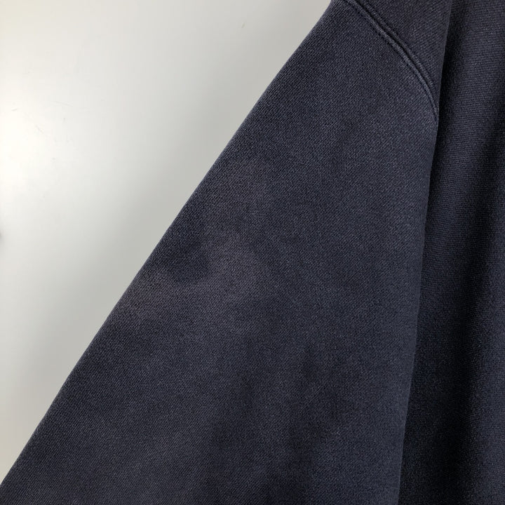 2000'S Champion sweatshirt pullover hoodie, men's size XL (approx.) cotton navy blue type Vintage Second Hand