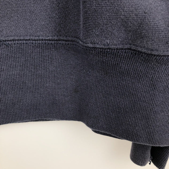 2000'S Champion sweatshirt pullover hoodie, men's size XL (approx.) cotton navy blue type Vintage Second Hand