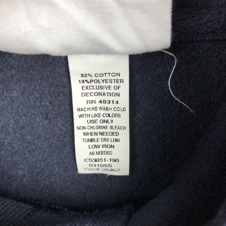 Champion REVERSE WEAVE Reverse Weave College Sweat Pullover Hoodie Men's S cotton navy blue type Vintage Second Hand