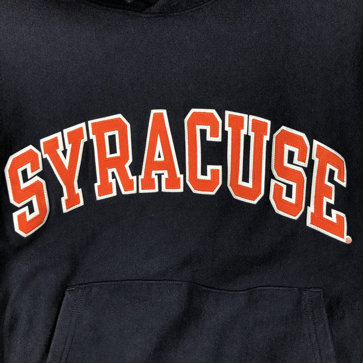 Champion REVERSE WEAVE Reverse Weave College Sweat Pullover Hoodie Men's S cotton navy blue type Vintage Second Hand
