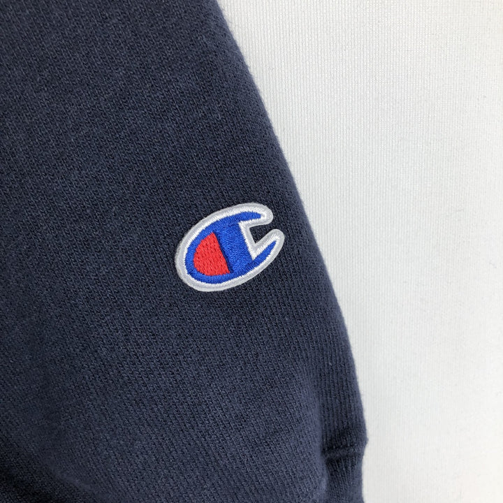 Champion REVERSE WEAVE Reverse Weave College Sweat Pullover Hoodie Men's S cotton navy blue type Vintage Second Hand