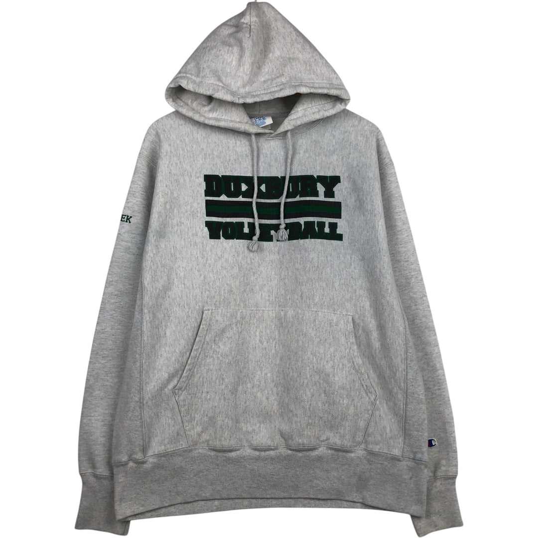 Champion REVERSE WEAVE Reverse Weave College Sweat Pullover Hoodie Men's L size cotton gray type Vintage Second Hand