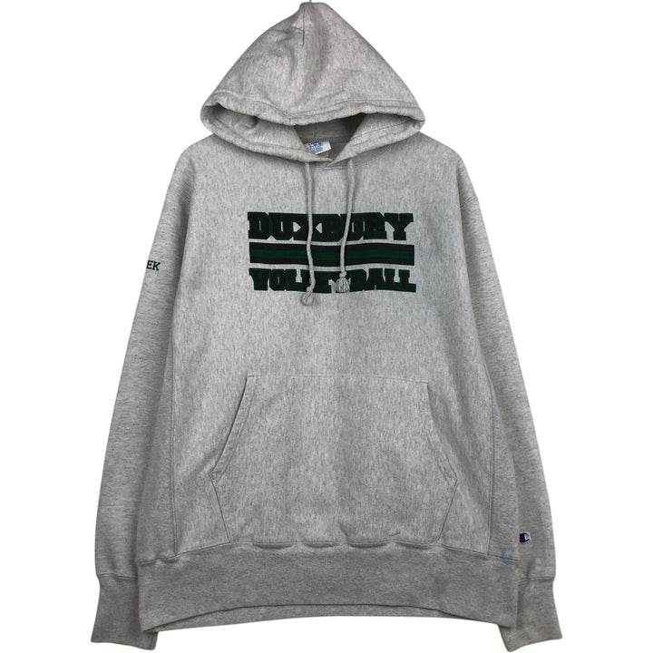Champion REVERSE WEAVE Reverse Weave College Sweat Pullover Hoodie Men's L size cotton gray type Vintage Second Hand