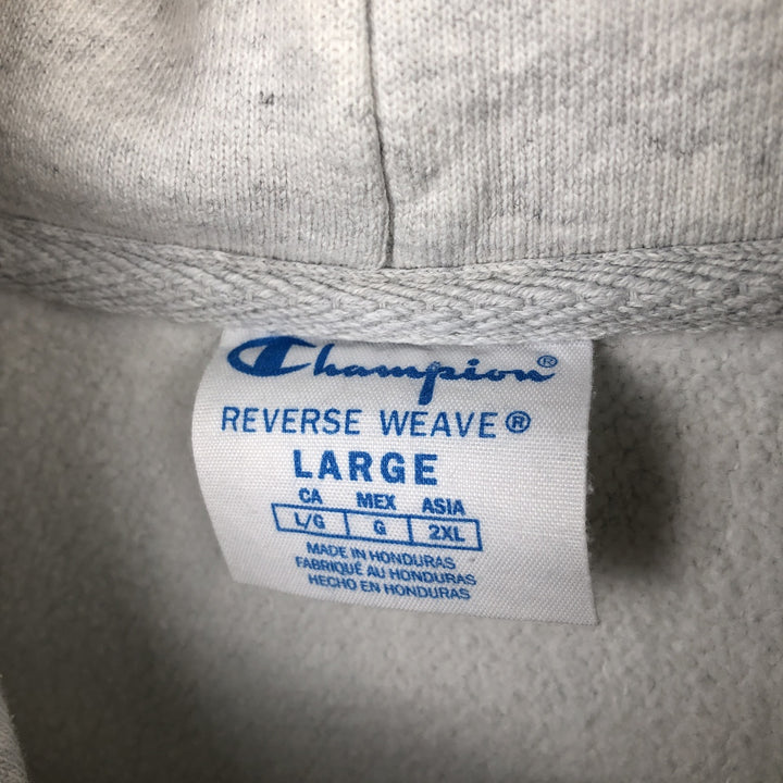 Champion REVERSE WEAVE Reverse Weave College Sweat Pullover Hoodie Men's L size cotton gray type Vintage Second Hand