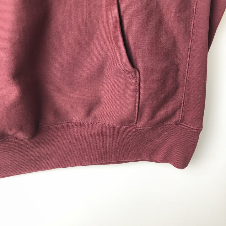 2000'S Champion Original Reverse Weave College Sweatshirt Pullover Hoodie, Men's Size XL (approx.) cotton red type Vintage Second Hand
