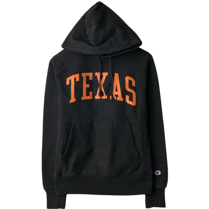 Champion REVERSE WEAVE College Sweat Full-Zip Hoodie, Men's Size S (approx.) cotton black type Vintage Second Hand