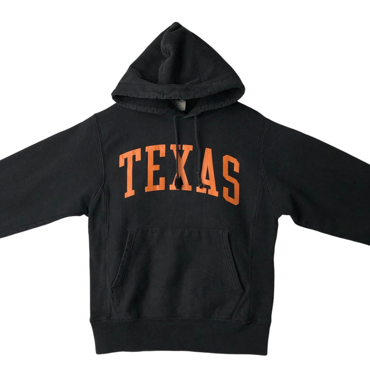 Champion REVERSE WEAVE College Sweat Full-Zip Hoodie, Men's Size S (approx.) cotton black type Vintage Second Hand