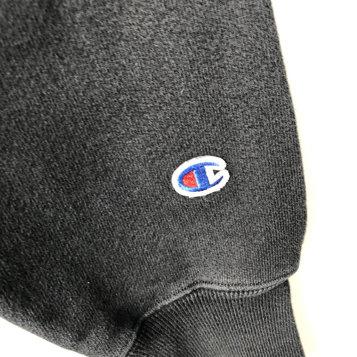 Champion REVERSE WEAVE College Sweat Full-Zip Hoodie, Men's Size S (approx.) cotton black type Vintage Second Hand