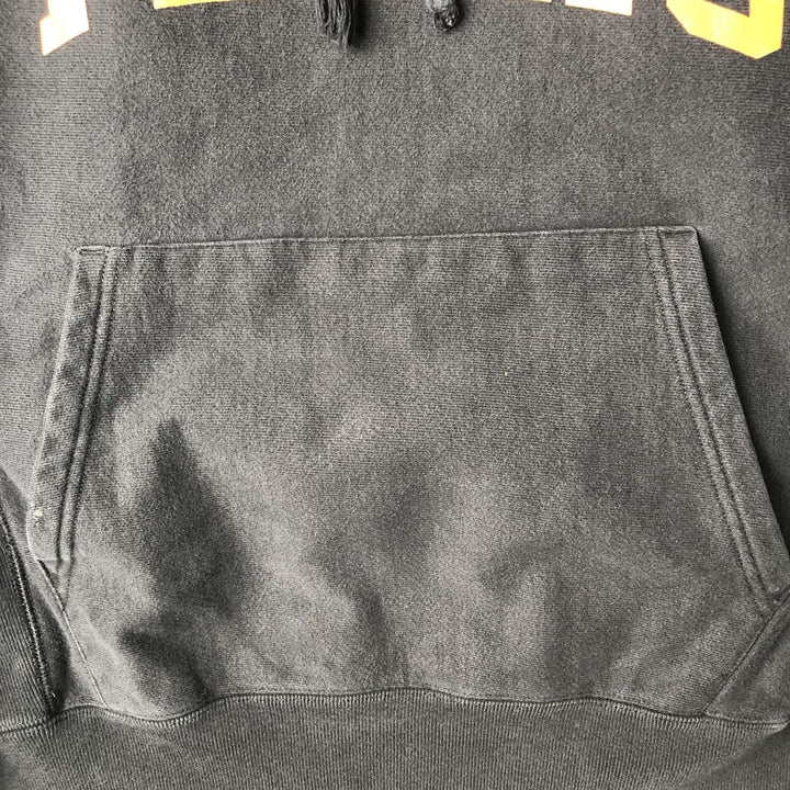 Champion REVERSE WEAVE College Sweat Full-Zip Hoodie, Men's Size S (approx.) cotton black type Vintage Second Hand