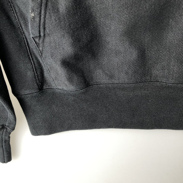 Champion REVERSE WEAVE College Sweat Full-Zip Hoodie, Men's Size S (approx.) cotton black type Vintage Second Hand
