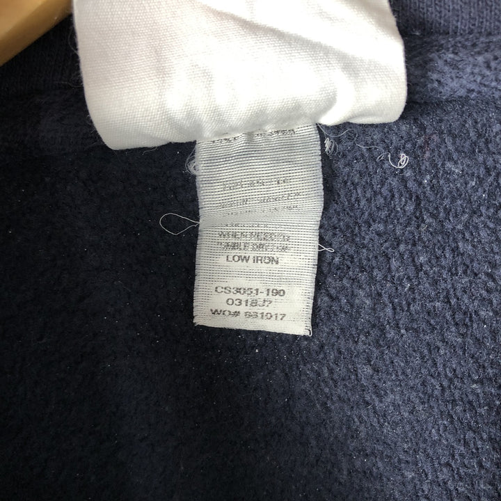 Champion REVERSE WEAVE College Sweat Full-Zip Hoodie, Men's Size M (approx.) cotton navy blue type Vintage Second Hand