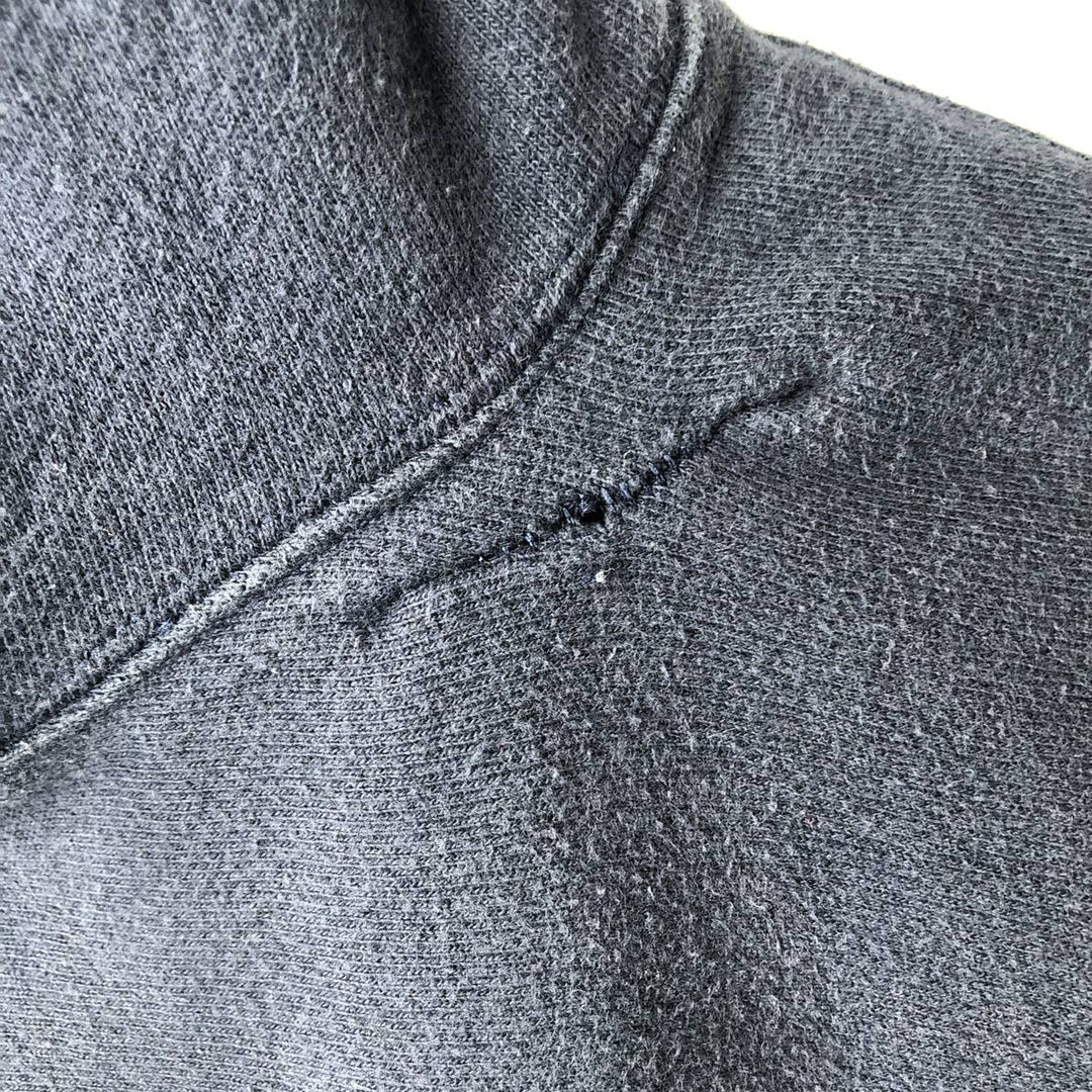 Champion REVERSE WEAVE College Sweat Full-Zip Hoodie, Men's Size M (approx.) cotton navy blue type Vintage Second Hand